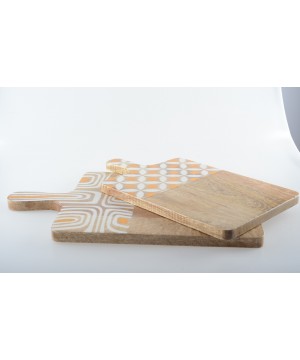 CANCUN SMALL-LARGE MODEL CUTTING BOARDS - SET OF 2