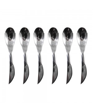 SPOON WITH TEETH FOR KIWI-SET OF 6