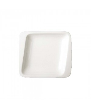 WHITE DINNER PLATE ANNA 20.4X18.2X1.8CM