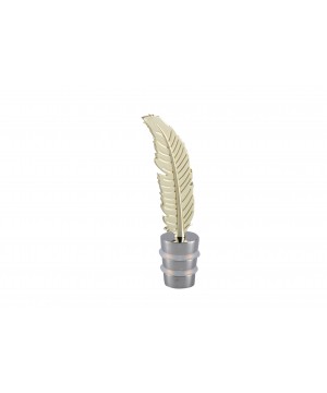 GOLD FEATHER BOTTLE STOPPER