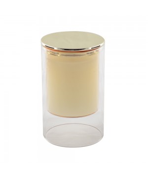 GOLD CANDLE ORANGE BLOSSOM SCENTED  7X11.3CM