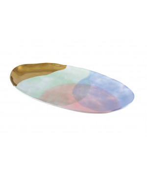 OVAL PLATTER MIXED COLORS - PARADISE