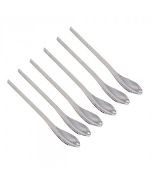 CUILLERES MARTELEES ARGENT - LOT DE 6