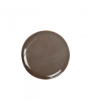 BROWN DESSERT PLATE