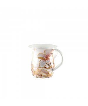 FLORAL WHITE WASHCUP 