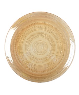 DINNER PLATE CAESAR AMBER COLOR