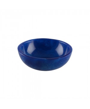 BLUE DARK RESIN BOWL10.15CM