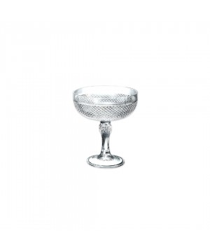 COUPE A GLACE EN ACRYLIQUE TRANSPARENT DIAMANT 850ML