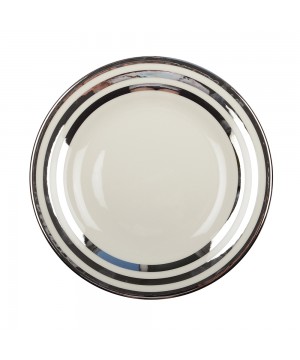 ASSIETTES CREUSE TRIPLE FILET ARGENT 23CM 