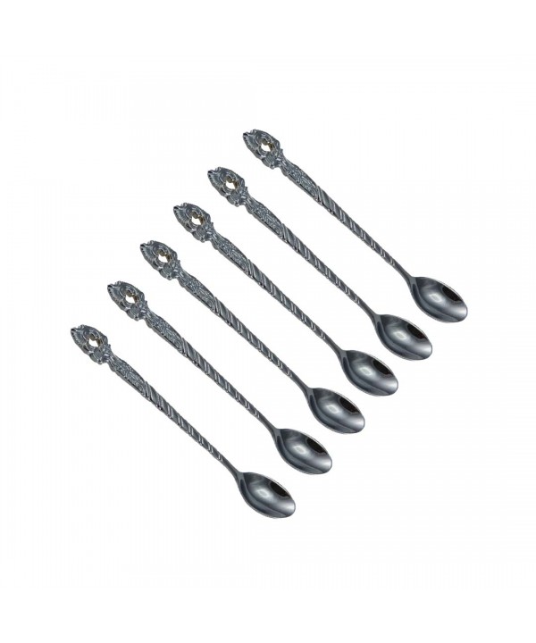 SET OF 6 BAROQUE MOCCA SPOON