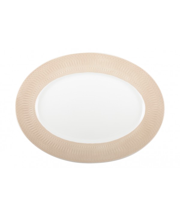 OVAL PLATE BEIGE - PRINCESS