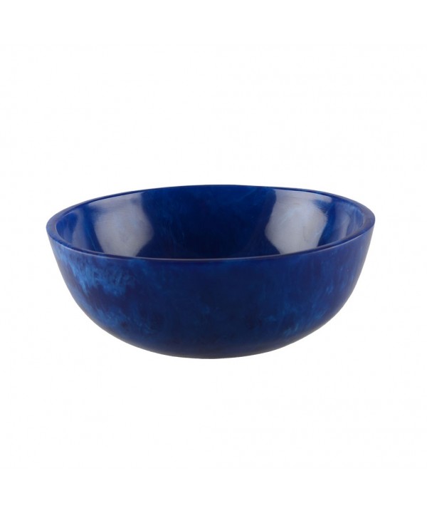 DARK BLUE RESIN SALAD BOWL 23CM