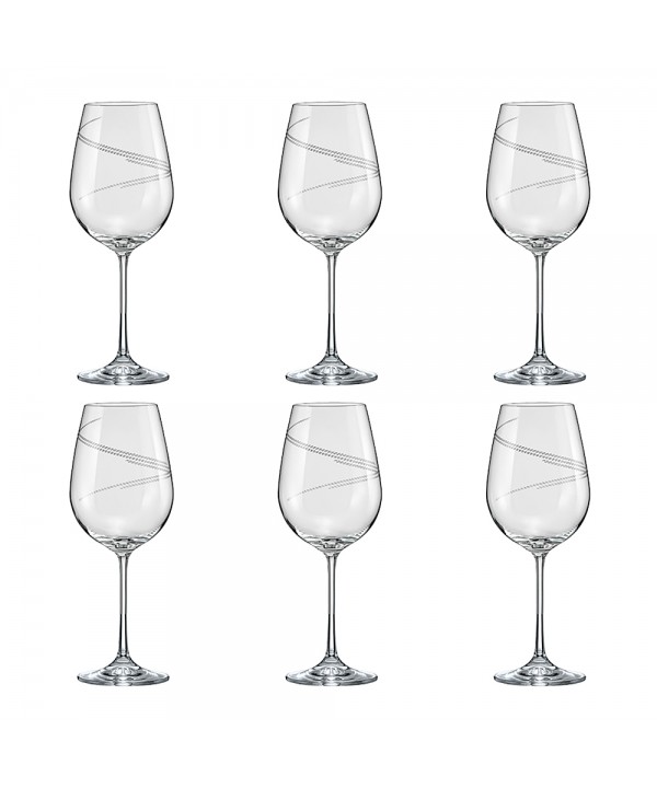 SET 6 VERRES A VIN  ELINA 350 ML