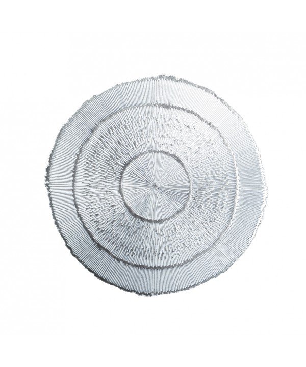 ROUND SILVER PLACEMAT