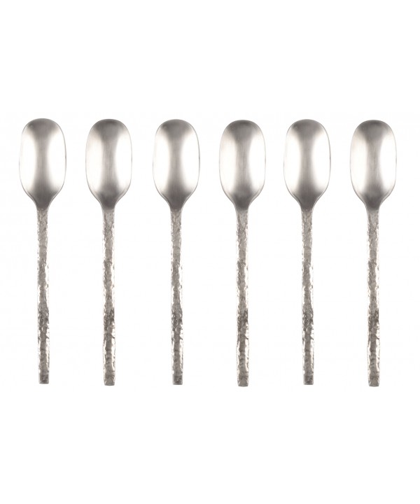 MAT SILVER COFFEE SPOON - SET OF 6 