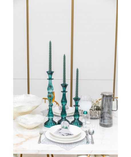 TURQUOISE CHANDELIER MEDIUM MODEL H31CM