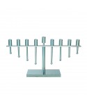 BLUE MENORAH 61X14X34CM