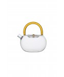 GLASS TEAPOT WITH YELLOW HANDLE 800ML