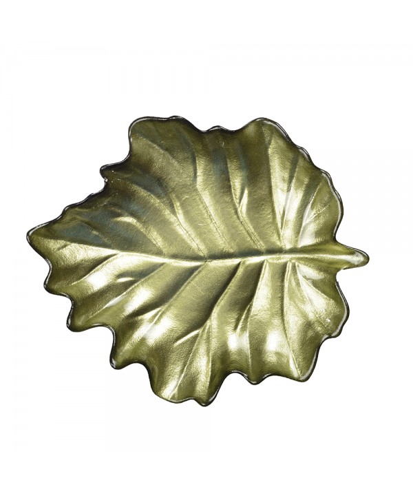 GREEN LEAF DISH 23X28X3.5CM