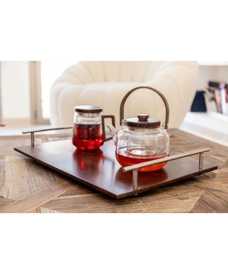 MEDIUM WOODEN TRAY MODEL 48X33X6.5CM