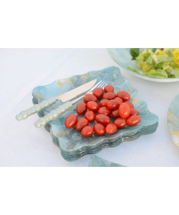 OCEAN DORE SQUARE DISHES 20CM - SET OF 6