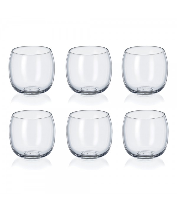 LOW WATER GLASSES 485ML UNI BOULE - SET OF 6