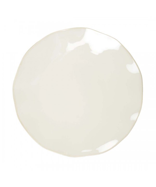 WHITE DINNER PLATE ROSA 27X27X2.8CM