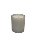 VANILLA-SCENTED SILVER CANDLE 7X7X8CM