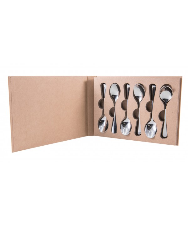 SET OF 6 SPOON STAINLESS STEEL