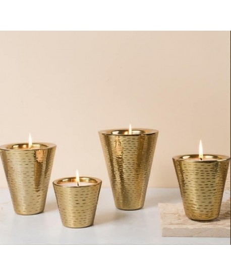 SMALL GOLD HAMMER CANDLE