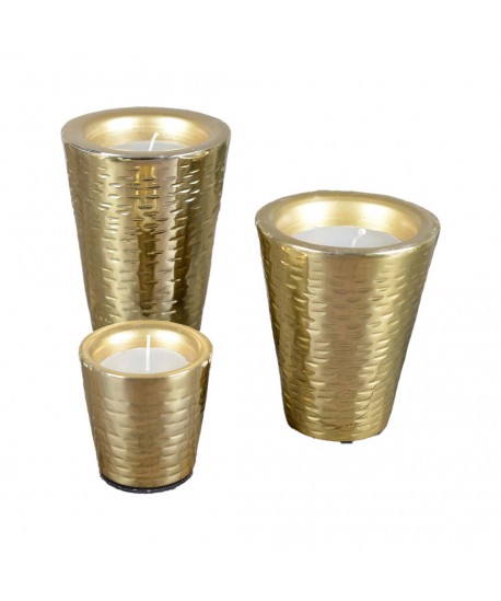 SMALL GOLD HAMMER CANDLE