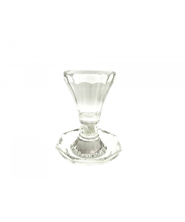 CRYSTAL CUP WITH COASTER MIDDLE WITH JEWELLERY