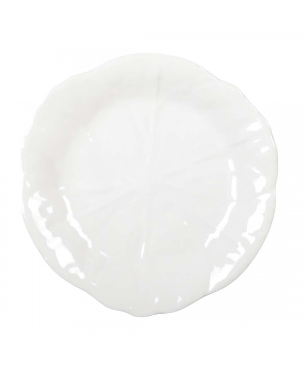 WHITE MELAMINE DINNER PLATE 27X27X2CM