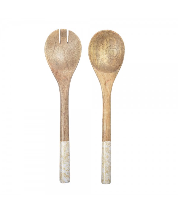 ABSTRACT SALAD SERVERS