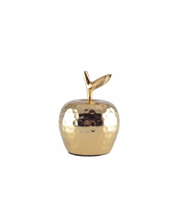 DECORATIVE GOLDEN APPLE 9X9X12CM