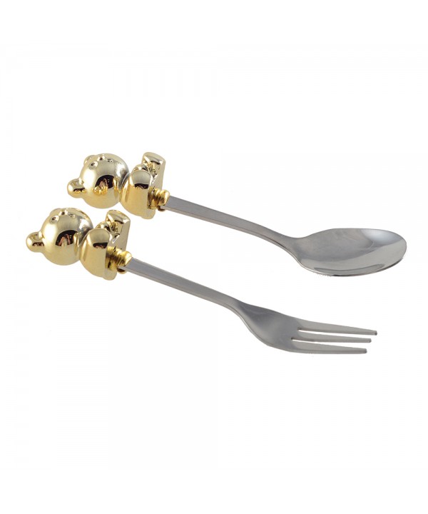 SPOON AND FORK BEAR - SET OF 2