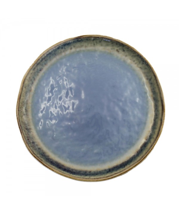 BLUE PORCELAIN DINNER PLATE 27X27X1.6CM