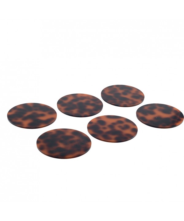 LEOPARD COASTERS - SET OF 6