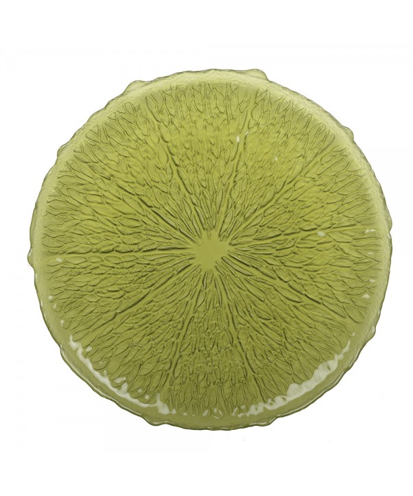 GREEN DINNER PLATE 28CM - LEMON