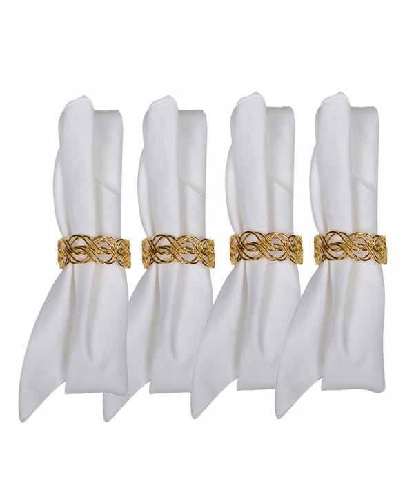 NAPKIN RINGS OWL BRAID