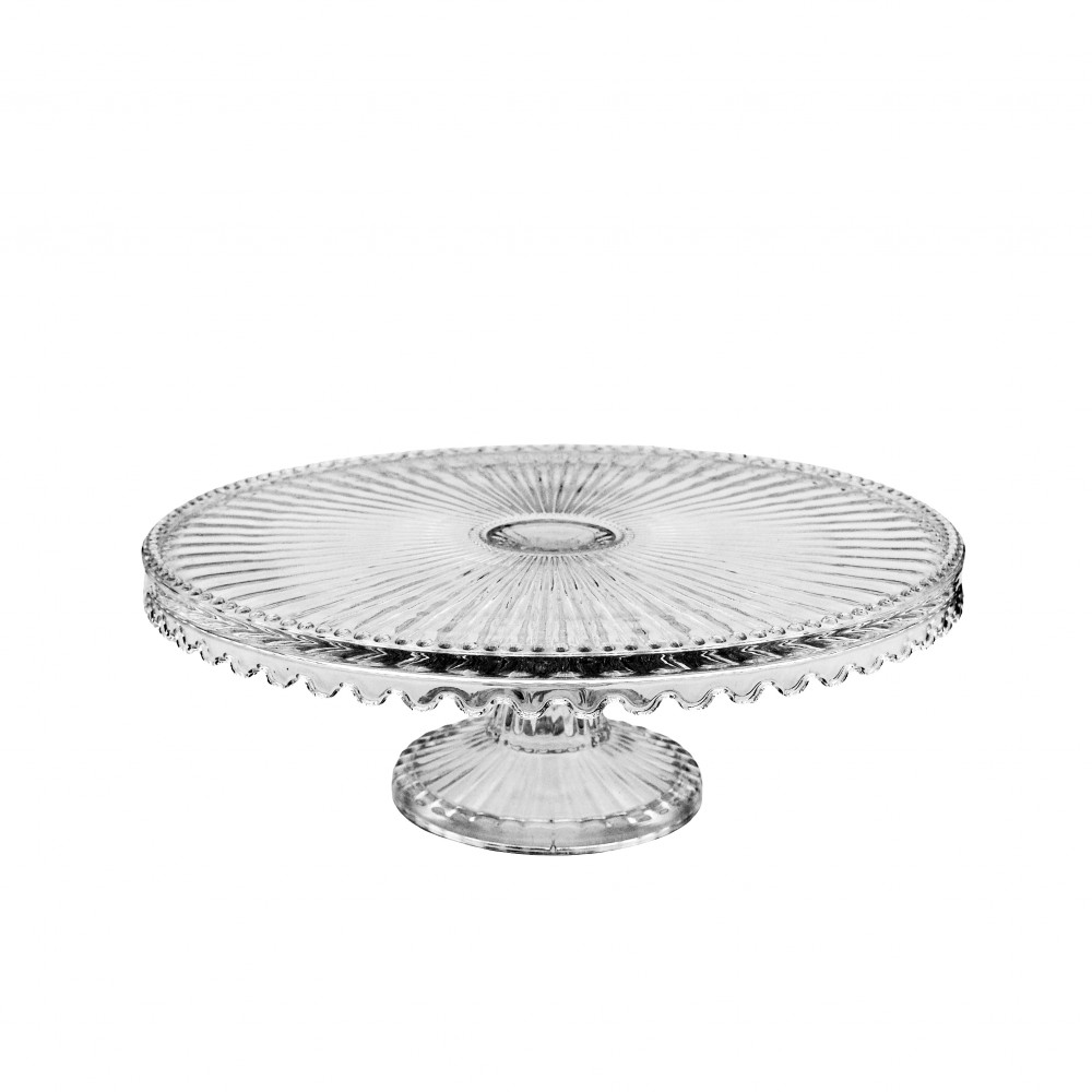 SMALL GLASS PIE PLATE 32X32X12CM